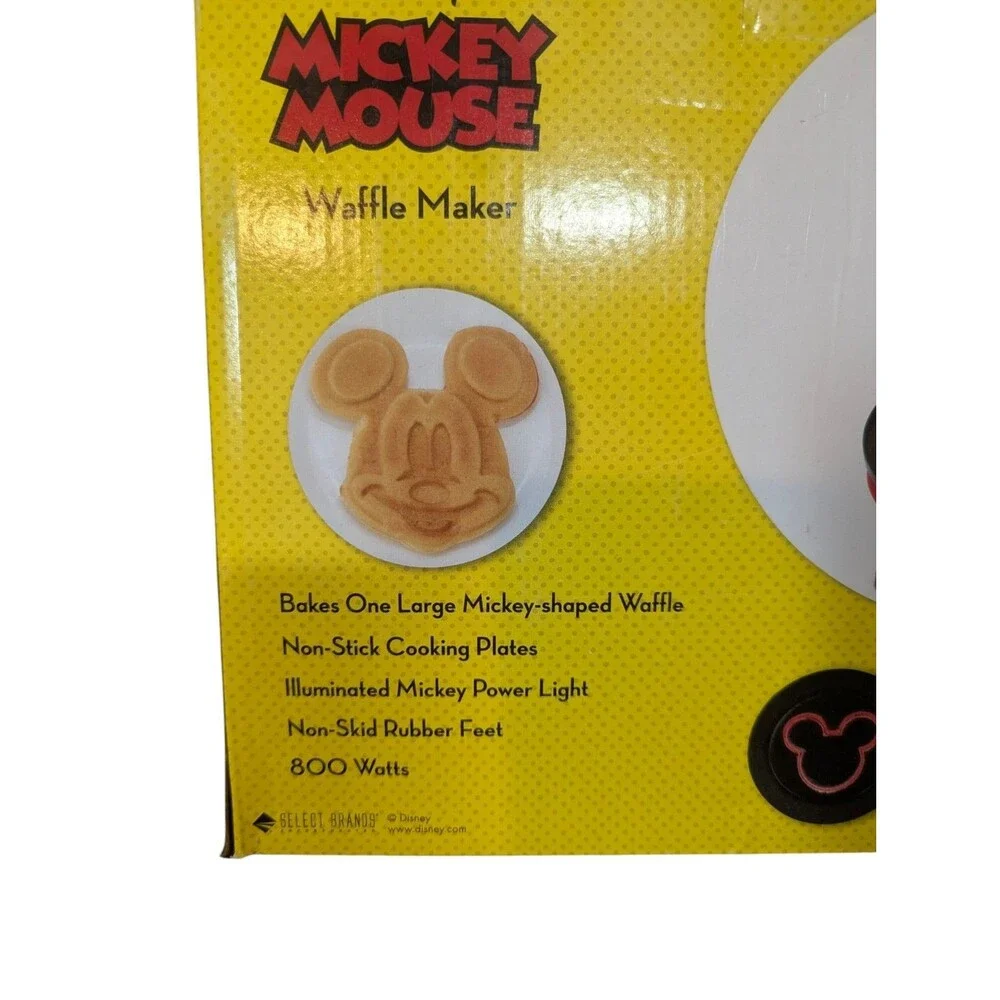 Disney Mickey Mouse Waffle Maker Nonstick